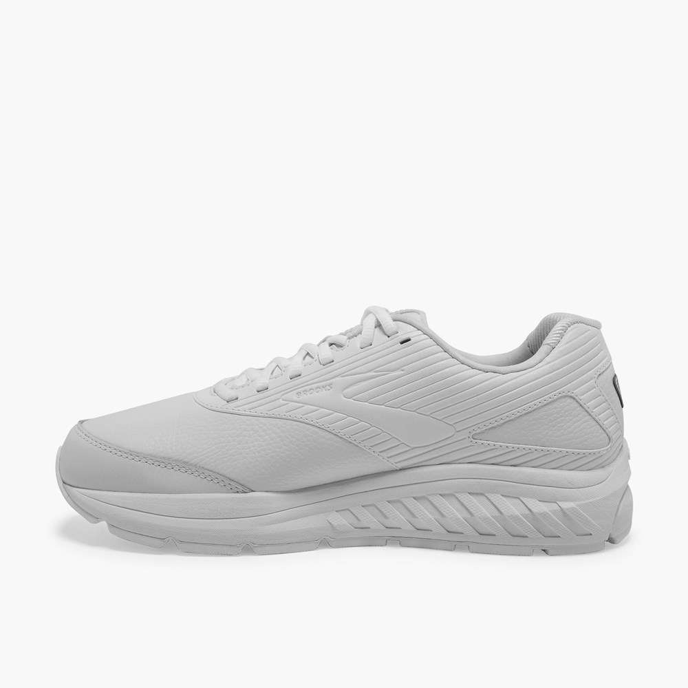 Chaussure de Marche Brooks Addiction Walker 2 Blanche Blanche Homme | AGT-4656600